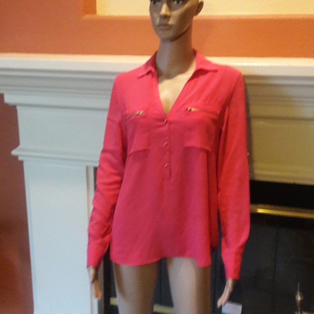 Dressy sheer blouse